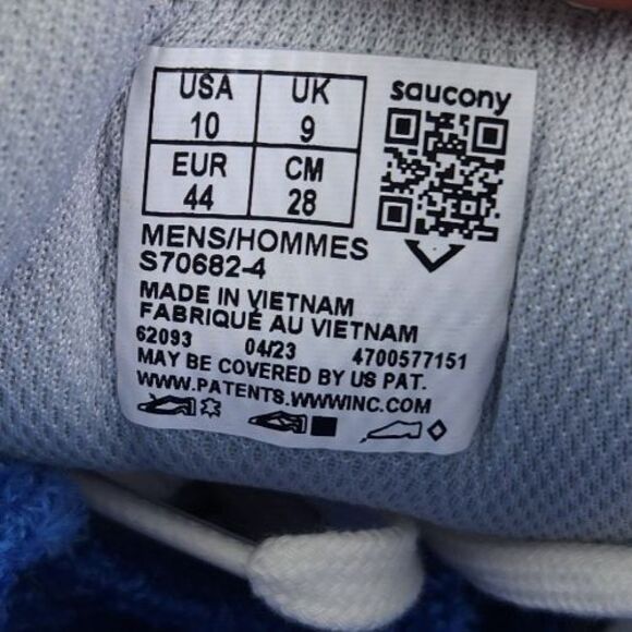 Saucony Jazz Court Maybe Tomorrow Varsity Mens Size 10 White Blue Shoes S70682-4 main image 5
